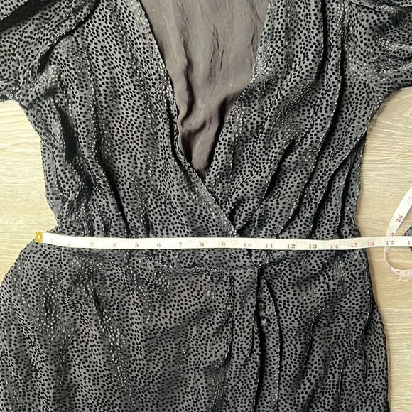 The Kooples SHORT BLACK DRESS WITH POLKA DOT PRINT - Picture 14 of 15